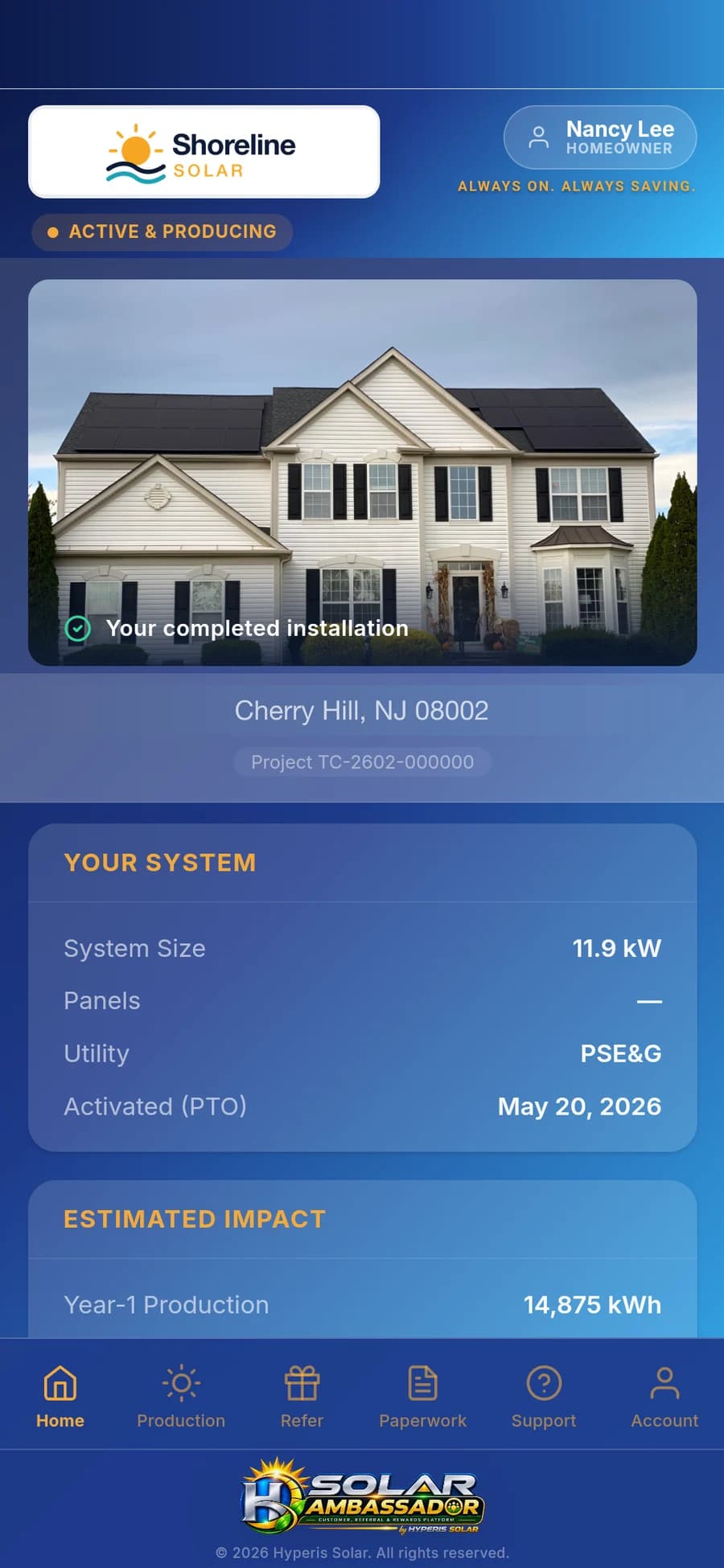 Solar Ambassador: Project tracker — Where the install stands, in plain words